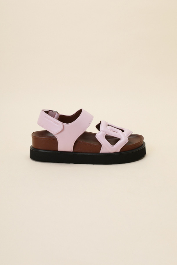 SUECOMMA BONNIE - 샌들 - Summer polygon sandal(pink)