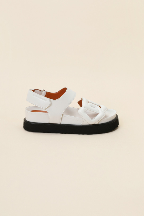 SUECOMMA BONNIE - 샌들 - Summer polygon sandal(white)