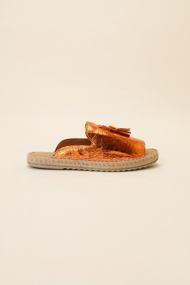 SUECOMMA BONNIE - 샌들 - Tassel point sandal(orange)