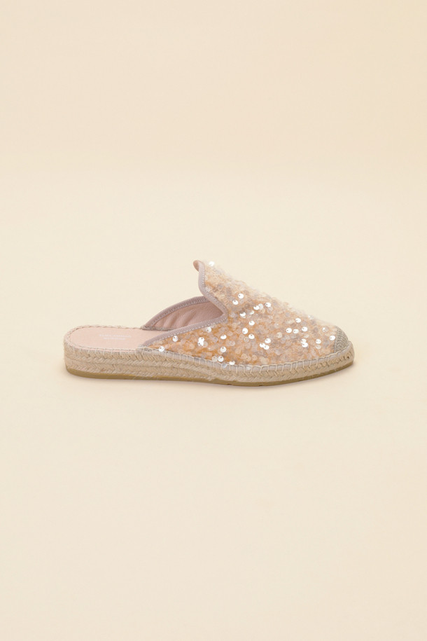 SUECOMMA BONNIE - 샌들 - Spangle mule(beige)