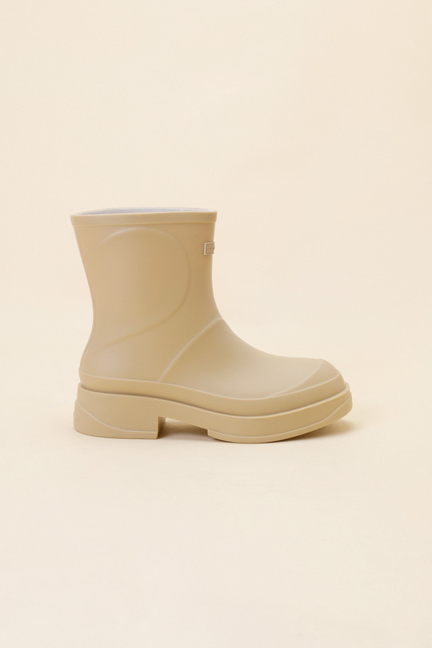 SUECOMMA BONNIE - 부츠/워커 - Heart ankle rain boots(beige)