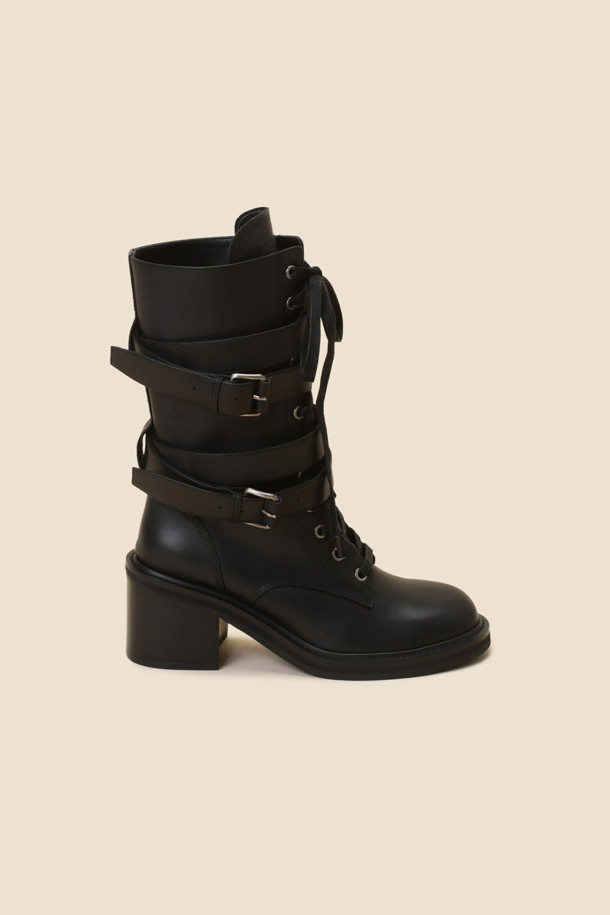 SUECOMMA BONNIE - 부츠/워커 - Signature cocky boots(black)