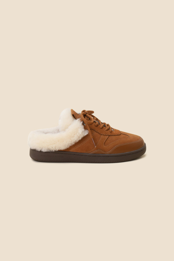 SUECOMMA BONNIE - 스니커즈 - Fur sneakers mule(brown)