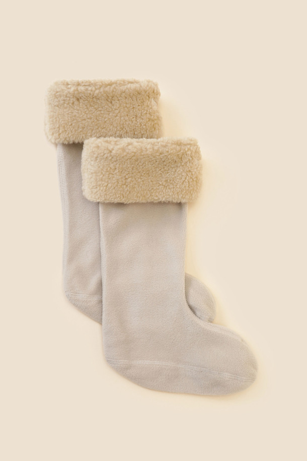 SUECOMMA BONNIE - 양말 - Fur boots socks(beige)