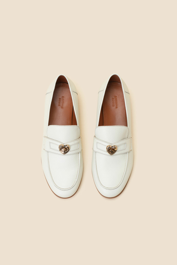 SUECOMMA BONNIE - 로퍼 - Cle loafer(ivory)