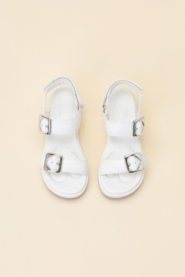 SUECOMMA BONNIE - 샌들 - Heart  casual sandal(ivory)