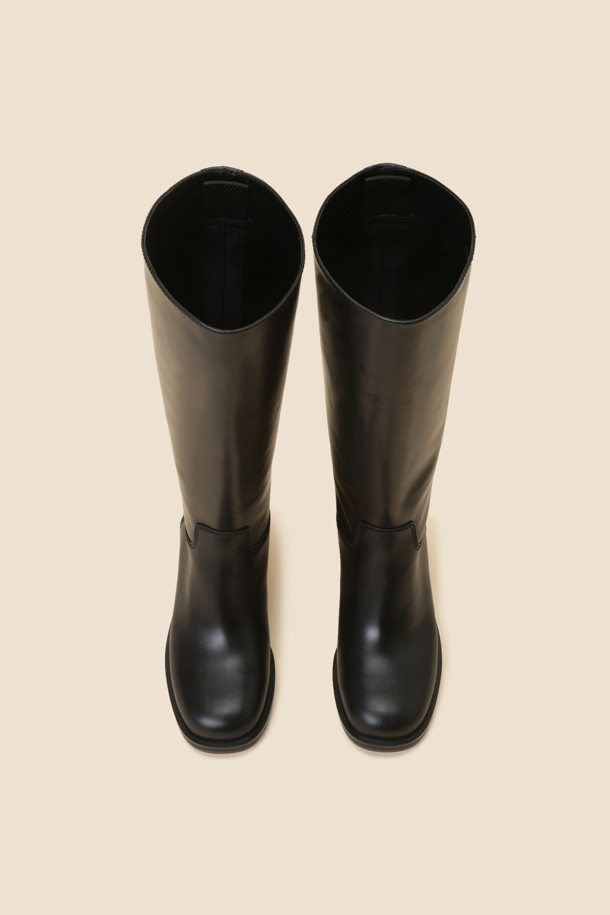 SUECOMMA BONNIE - 부츠/워커 - Basic long boots(black)