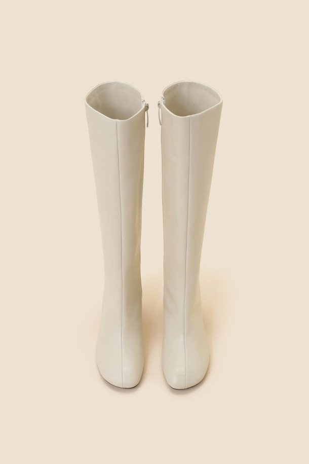 SUECOMMA BONNIE - 부츠/워커 - Slim long boots(ivory)