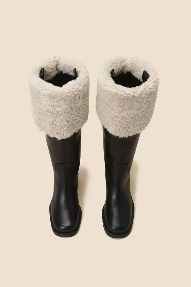 SUECOMMA BONNIE - 부츠/워커 - [김나영 착용]Mustang thigh-high boots(black)