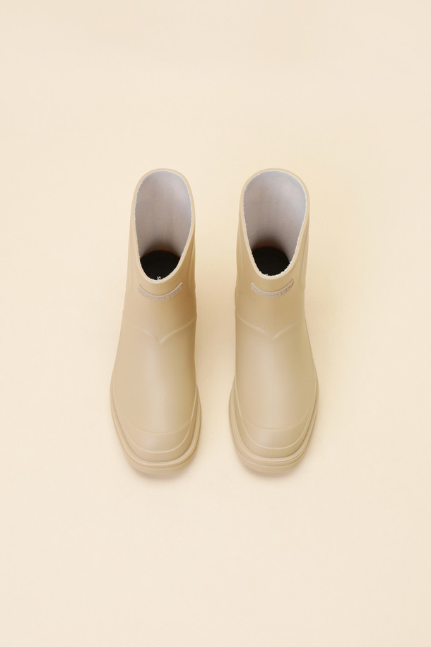 SUECOMMA BONNIE - 부츠/워커 - Heart ankle rain boots(beige)