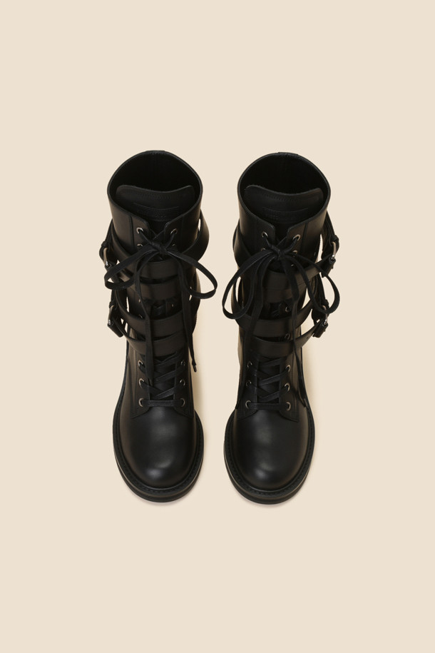 SUECOMMA BONNIE - 부츠/워커 - Signature cocky boots(black)