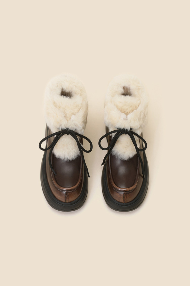 SUECOMMA BONNIE - 부츠/워커 - Winter duggy ankle boots(brown)