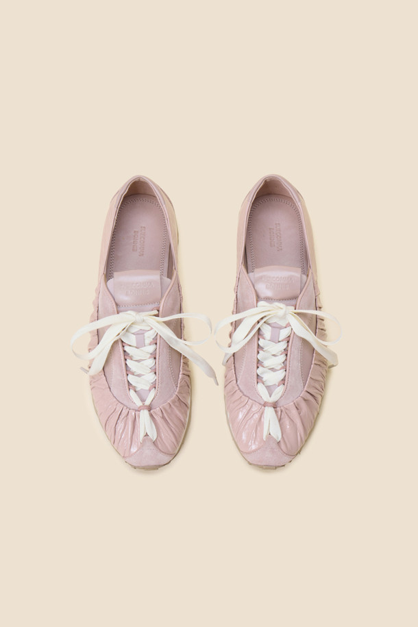 SUECOMMA BONNIE - 스니커즈 - Ribbon sneakers(pink)