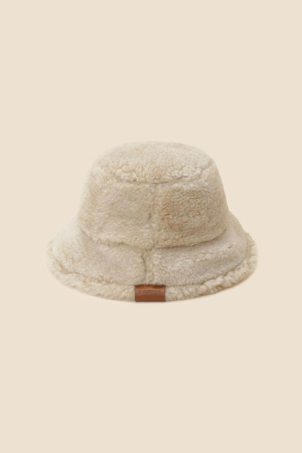 SUECOMMA BONNIE - 모자 - Fur bucket hat(beige)