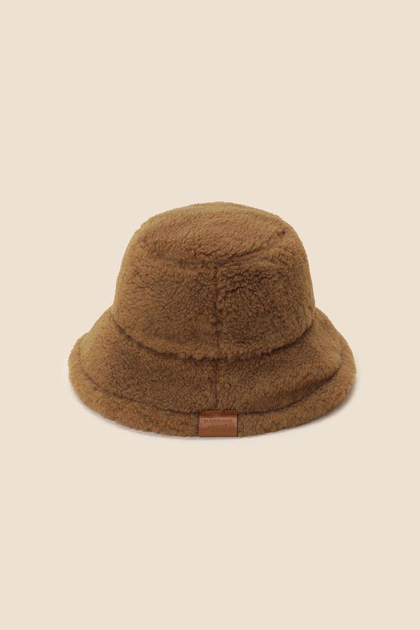 SUECOMMA BONNIE - 모자 - Fur bucket hat(brown)