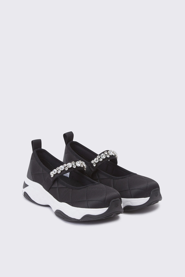 SUECOMMA BONNIE - 스니커즈 - Glam dew sneakers(black)