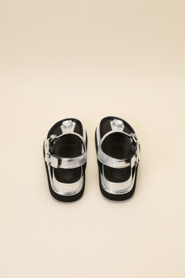 SUECOMMA BONNIE - 샌들 - Jewelry point sandal(silver)