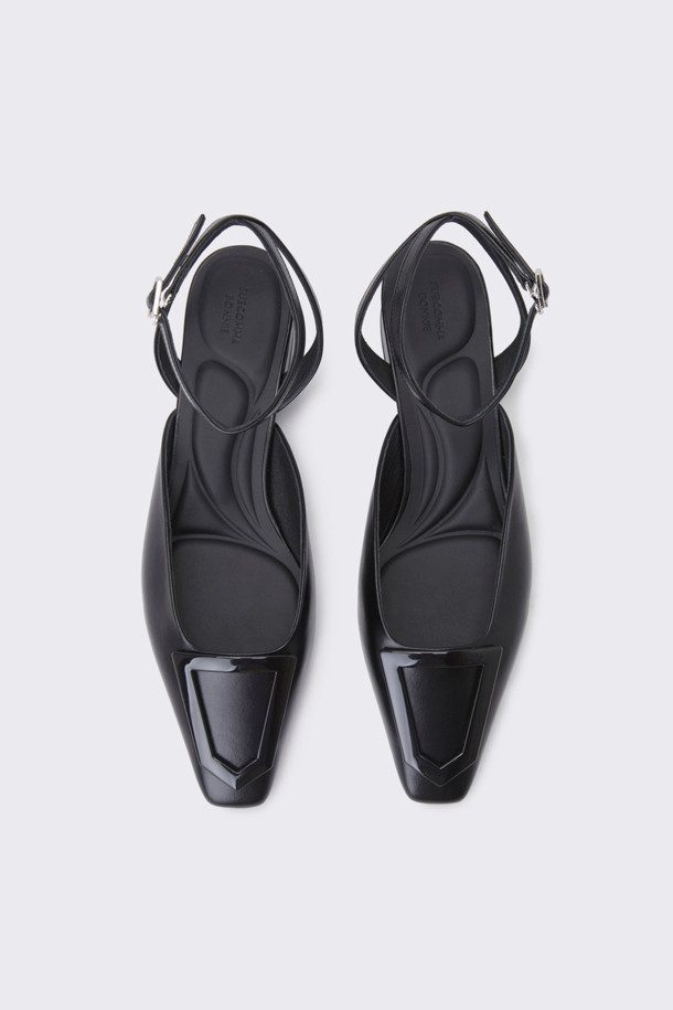 SUECOMMA BONNIE - 펌프스 - Neo polygon24 slingback(black)