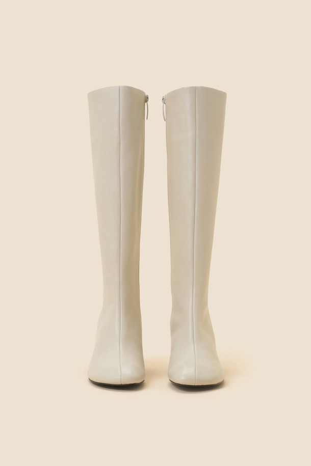 SUECOMMA BONNIE - 부츠/워커 - Slim long boots(ivory)