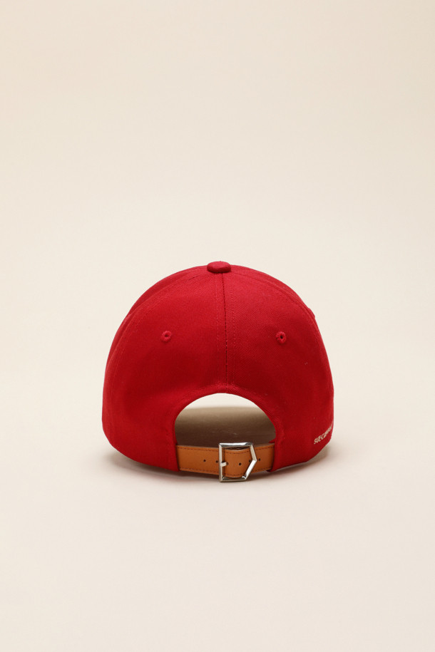 SUECOMMA BONNIE - 모자 - Ballcap(red)