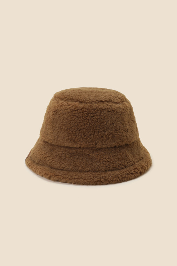 SUECOMMA BONNIE - 모자 - Fur bucket hat(brown)