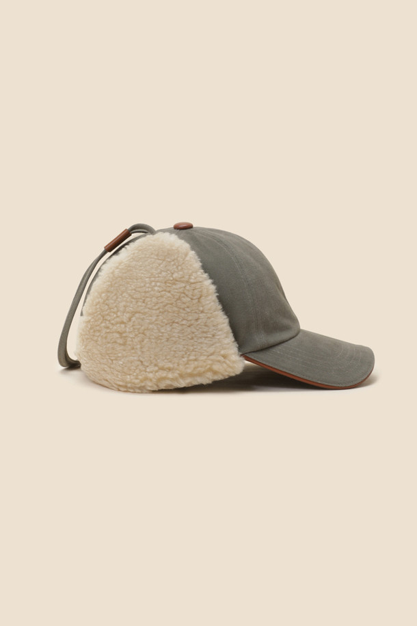 SUECOMMA BONNIE - 모자 - [김나영 착용] Fur trapper hat(khaki)