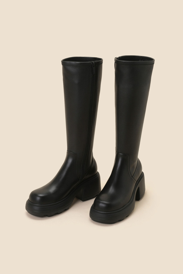 SUECOMMA BONNIE - 부츠/워커 - Slim span long boots(black)