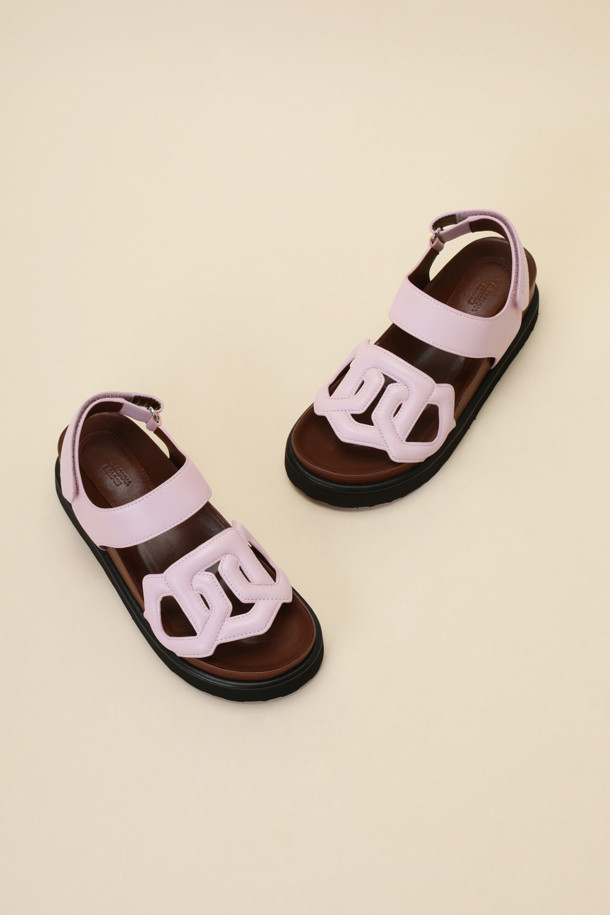 SUECOMMA BONNIE - 샌들 - Summer polygon sandal(pink)