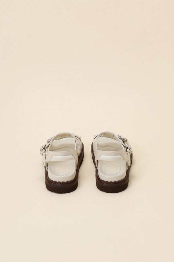 SUECOMMA BONNIE - 샌들 - Fleur24 t-strap sandal(ivory)