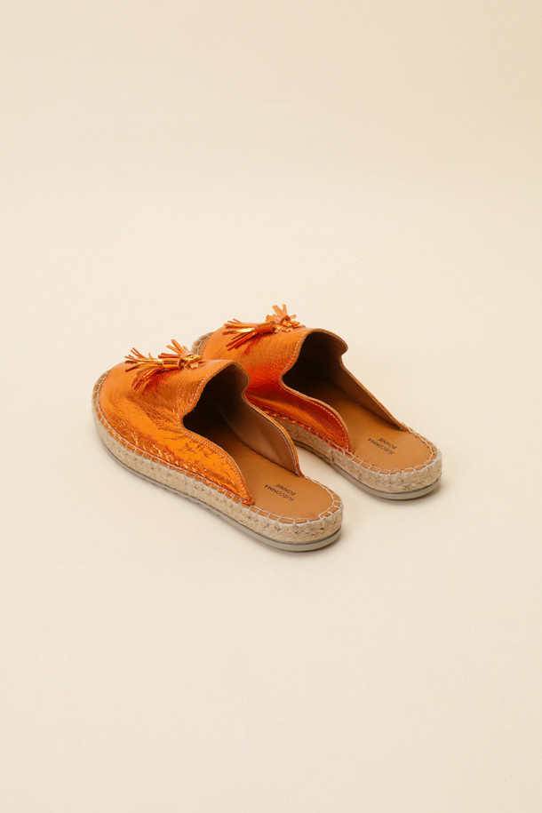 SUECOMMA BONNIE - 샌들 - Tassel point sandal(orange)