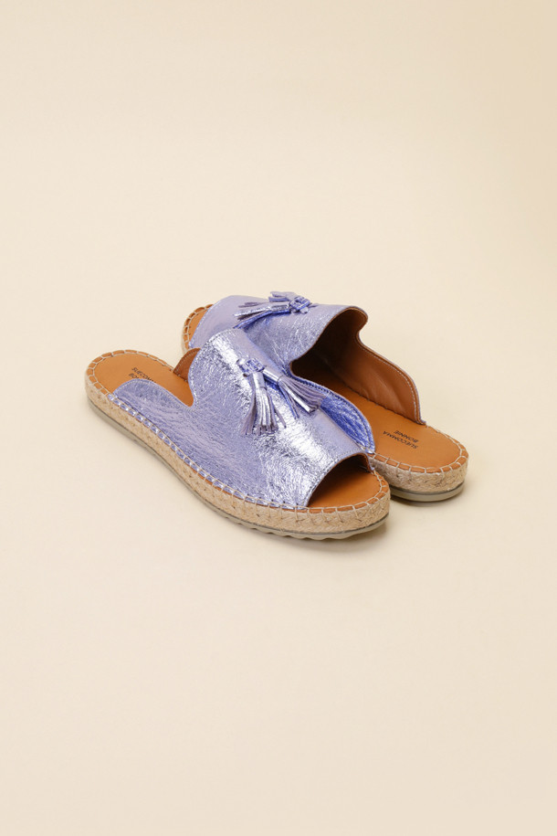 SUECOMMA BONNIE - 샌들 - Tassel point sandal(purple)