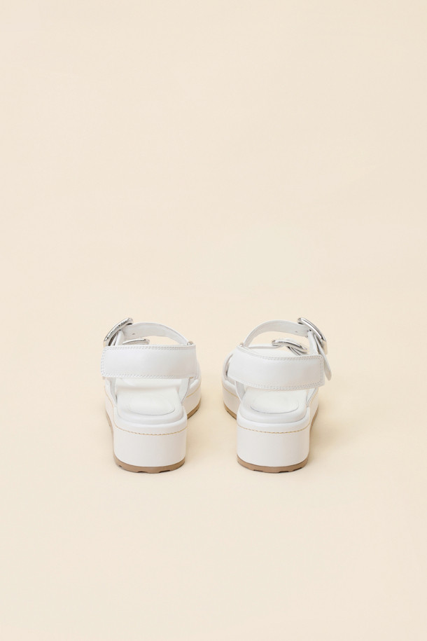 SUECOMMA BONNIE - 샌들 - Heart  casual sandal(ivory)