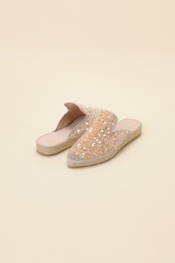 SUECOMMA BONNIE - 샌들 - Spangle mule(beige)