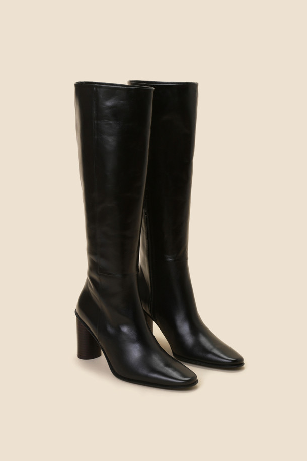 SUECOMMA BONNIE - 부츠/워커 - Line long boots(black)