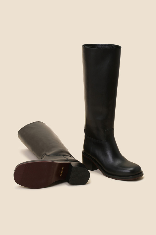 SUECOMMA BONNIE - 부츠/워커 - Basic long boots(black)