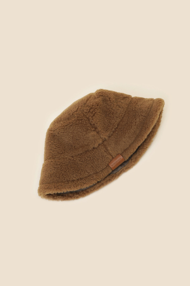 SUECOMMA BONNIE - 모자 - Fur bucket hat(brown)