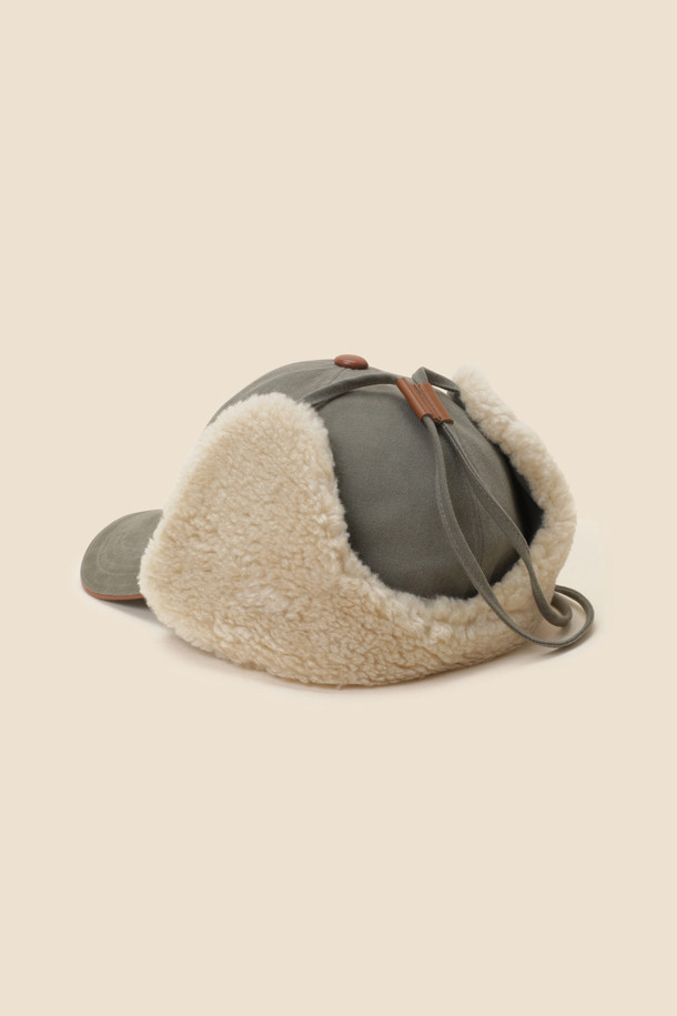 SUECOMMA BONNIE - 모자 - [김나영 착용] Fur trapper hat(khaki)