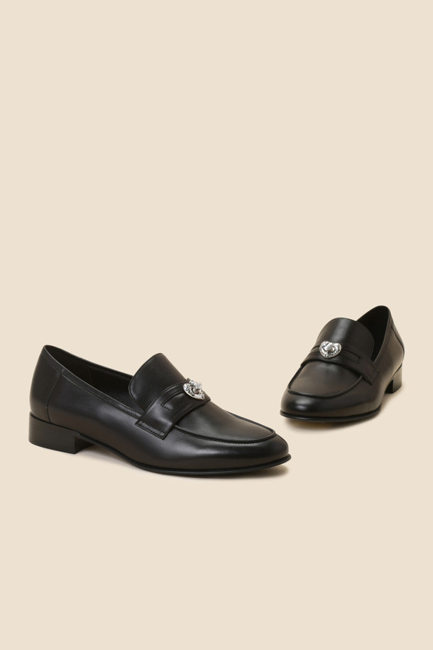 SUECOMMA BONNIE - 로퍼 - Cle loafer(black)