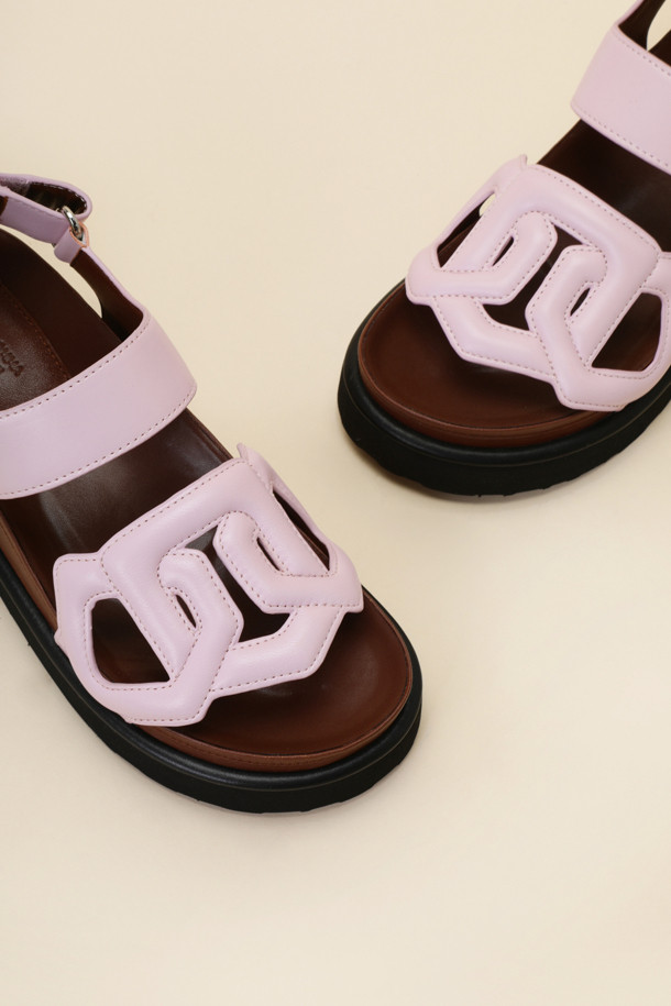 SUECOMMA BONNIE - 샌들 - Summer polygon sandal(pink)