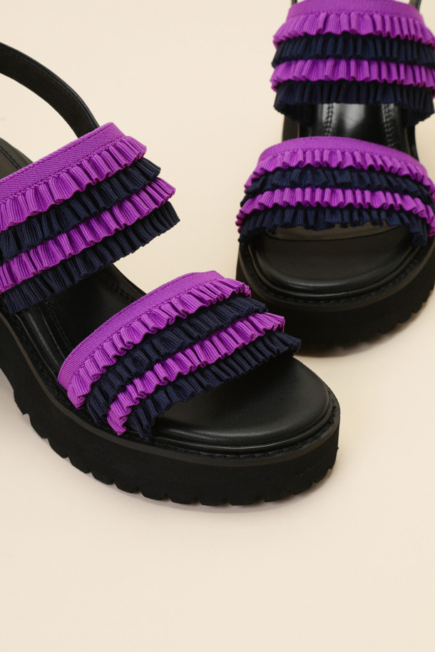 SUECOMMA BONNIE - 샌들 - Cancan 24 platform sandal(purple)