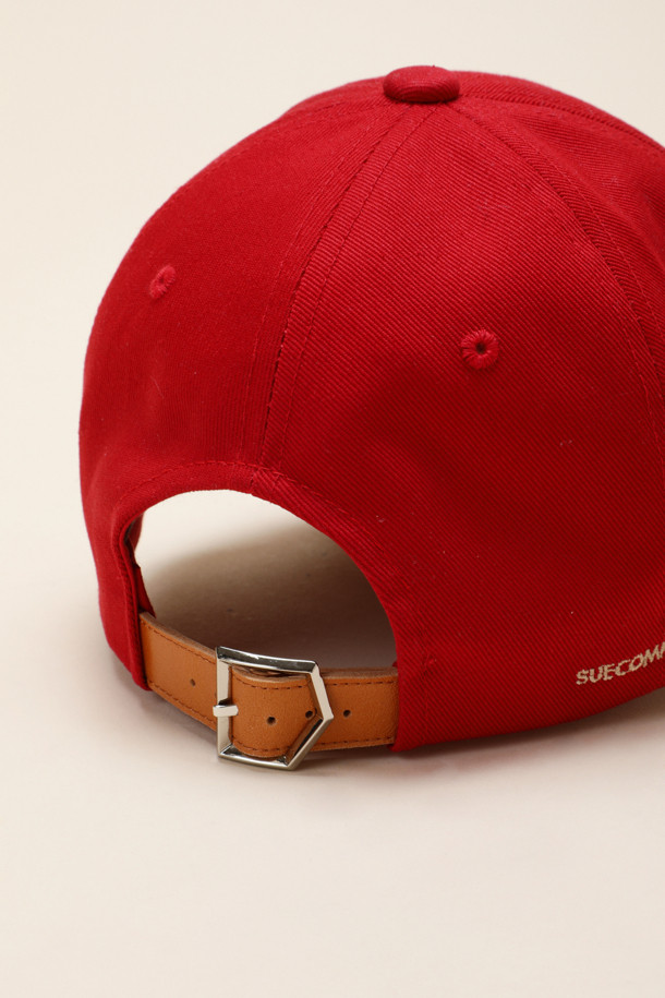 SUECOMMA BONNIE - 모자 - Ballcap(red)