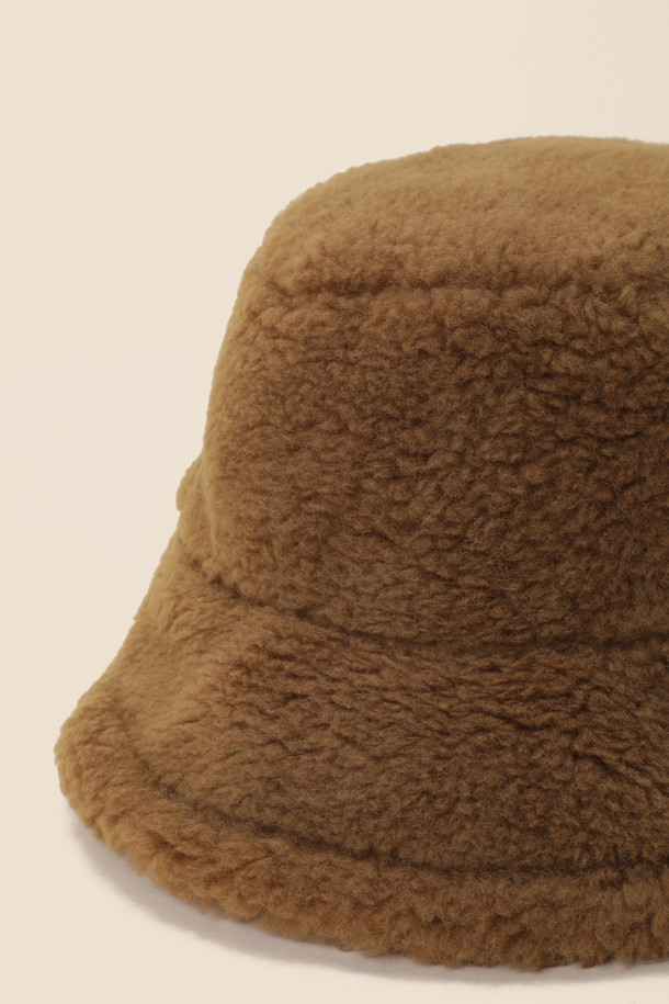 SUECOMMA BONNIE - 모자 - Fur bucket hat(brown)