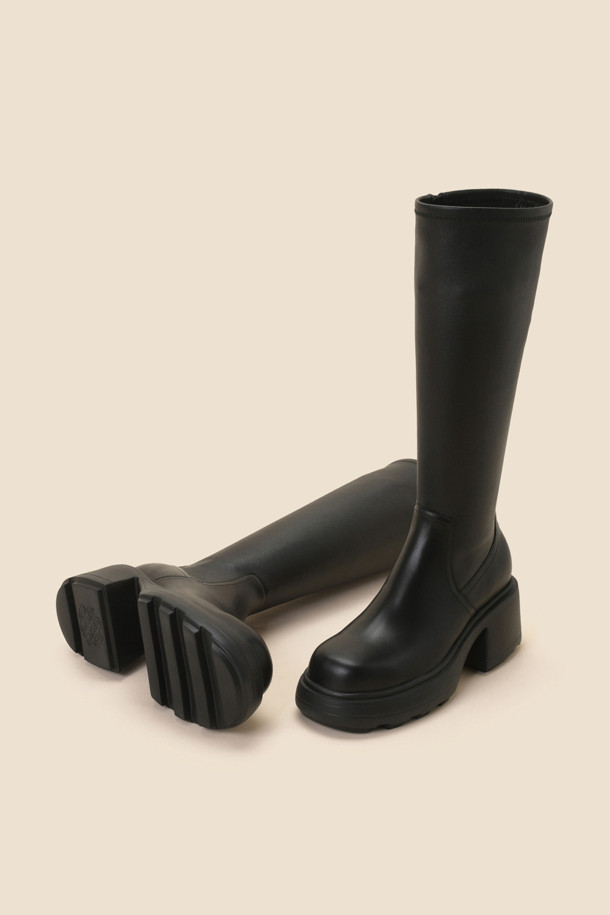 SUECOMMA BONNIE - 부츠/워커 - Slim span long boots(black)