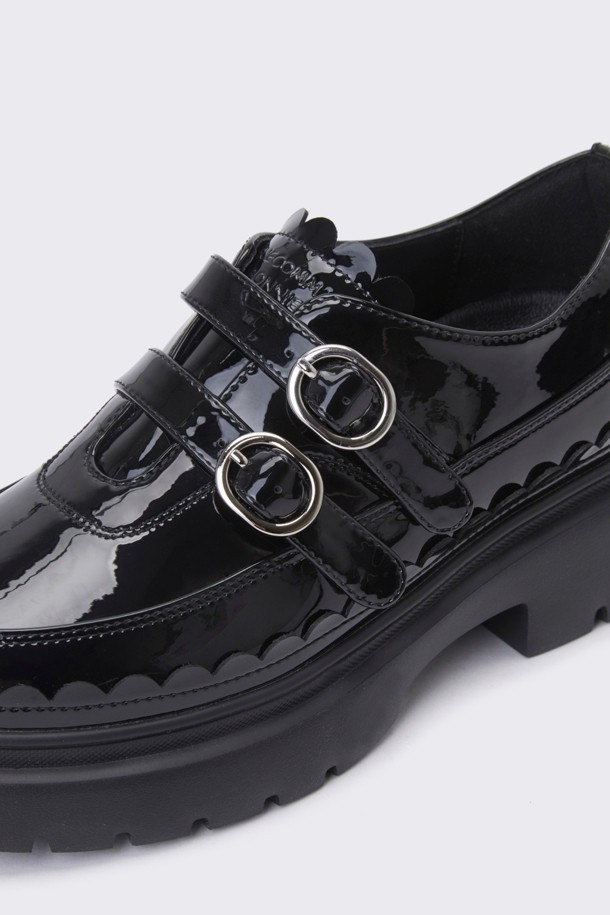 SUECOMMA BONNIE - 로퍼 - Wave point loafer(black)