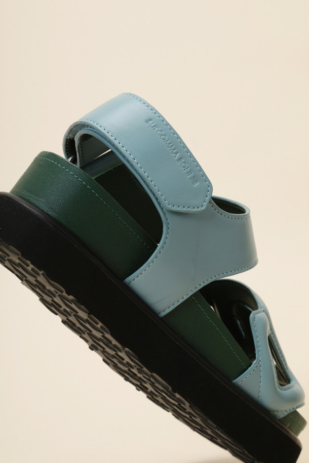 SUECOMMA BONNIE - 샌들 - Summer polygon sandal(green)