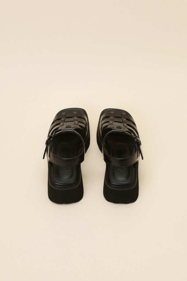 SUECOMMA BONNIE - 샌들 - Fisherman sandal(black)