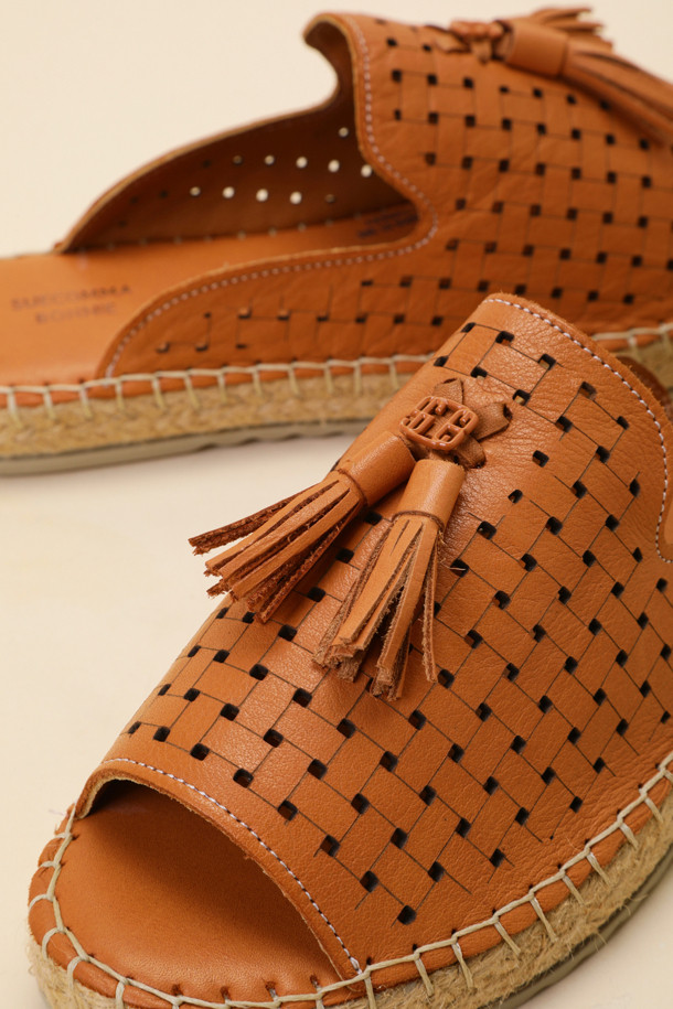 SUECOMMA BONNIE - 샌들 - Tassel point sandal(brown)