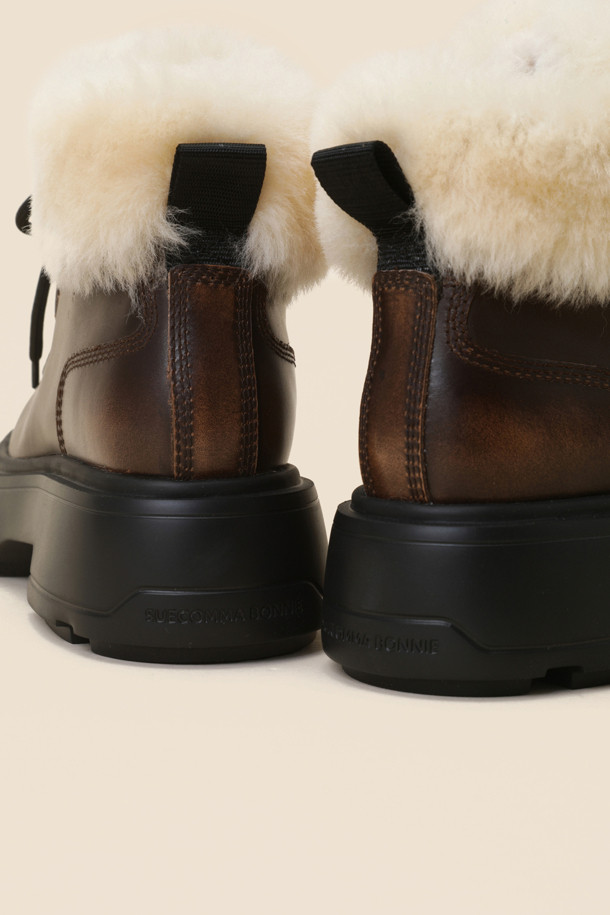 SUECOMMA BONNIE - 부츠/워커 - Winter duggy ankle boots(brown)