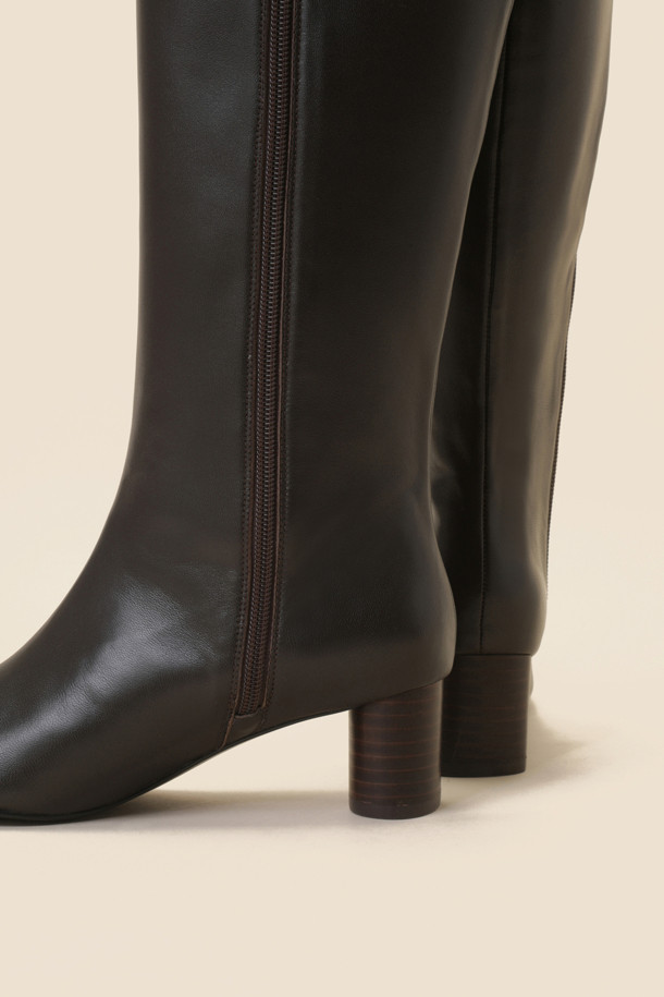 SUECOMMA BONNIE - 부츠/워커 - Slim long boots(brown)