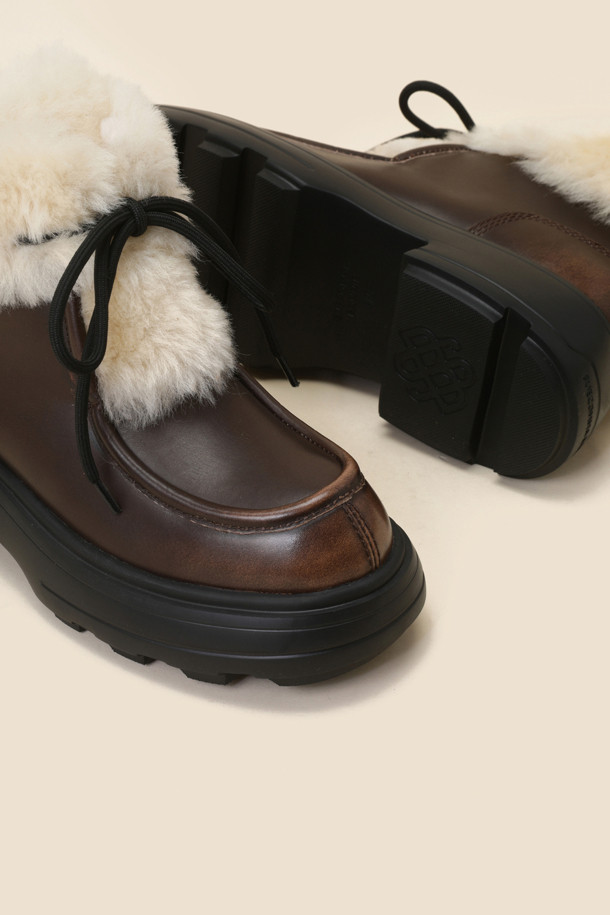 SUECOMMA BONNIE - 부츠/워커 - Winter duggy ankle boots(brown)